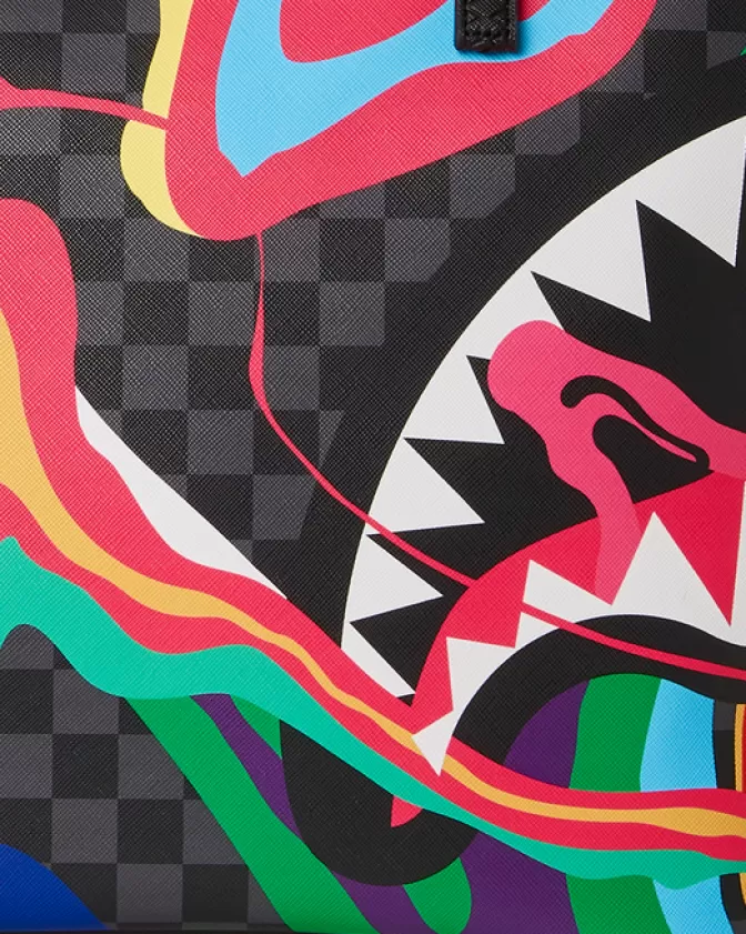 Sprayground - Borsa Trippy Taffy con Stampa Psichedelica, Capiente e Resistente per Ogni Occasione