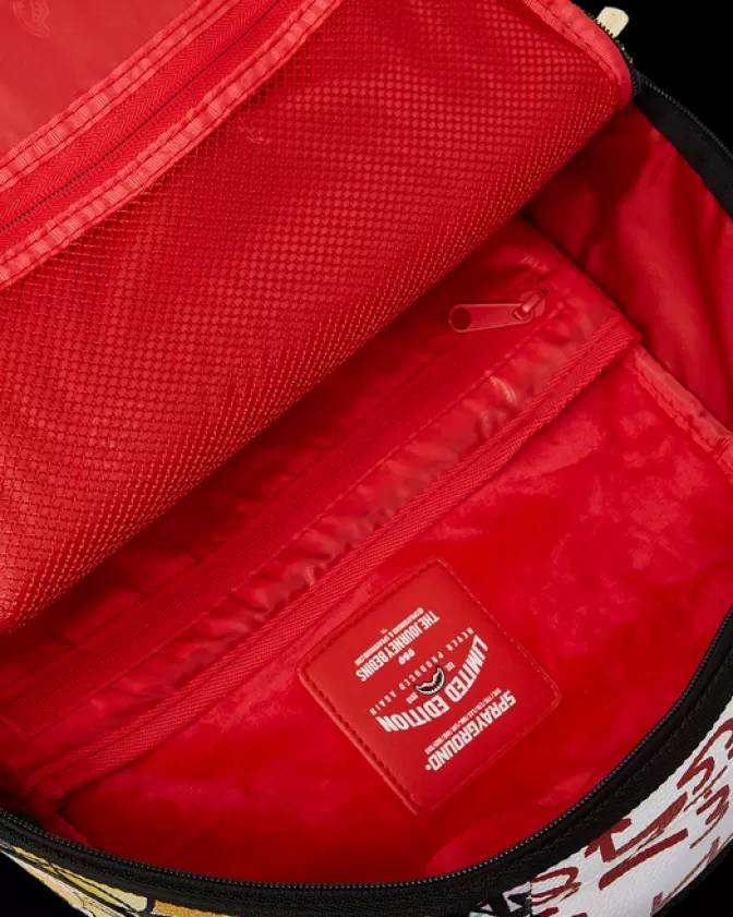 Zaino Sprayground Graffiti Tripartito - Modello DLXV con Design Urbano e Stile Unico