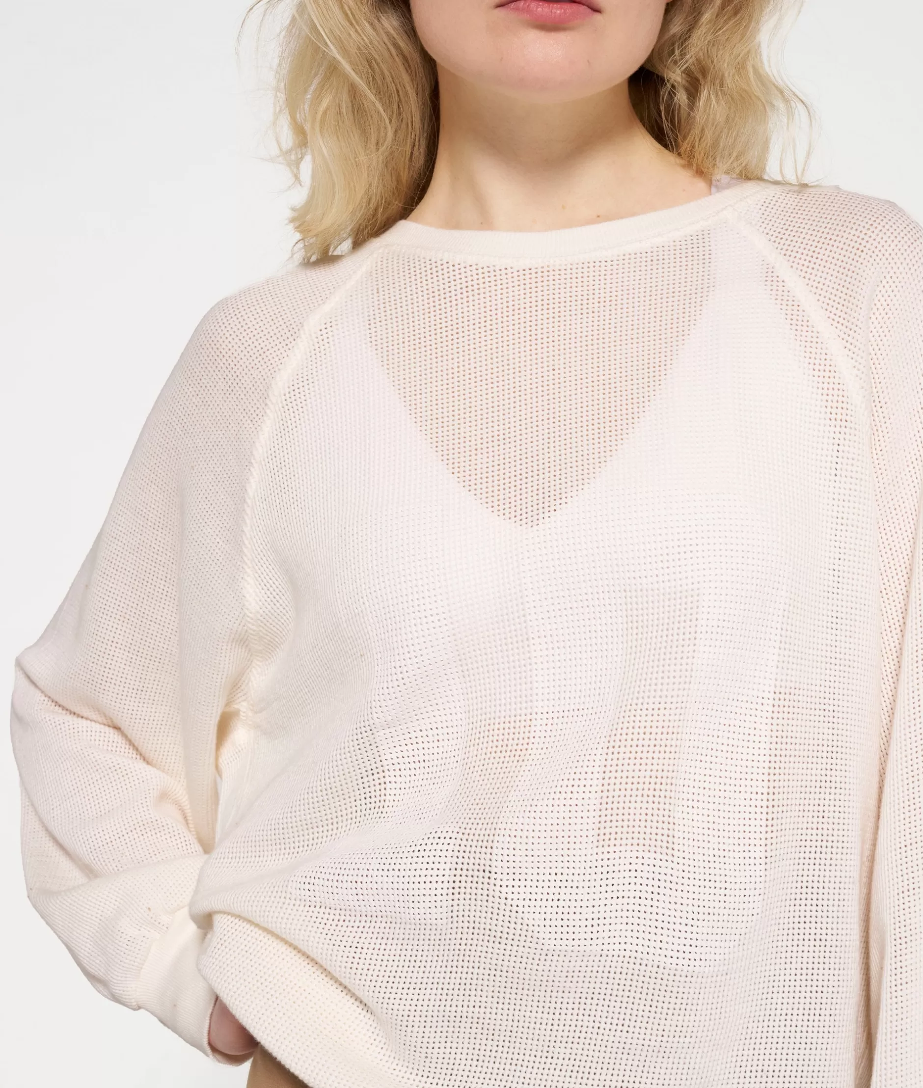 Felpa Donna 10DAYS - Tunica in Rete Confortevole con Stilistica Casual e Dettagli Avvolgenti