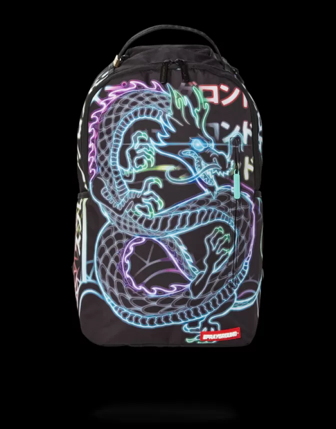 Sprayground - Zaino con Stampa Drago Notturno, Design Edgy e Stile Unico per l'Avventura Urbana