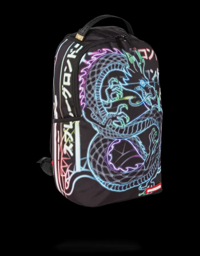 Sprayground - Zaino con Stampa Drago Notturno, Design Edgy e Stile Unico per l'Avventura Urbana