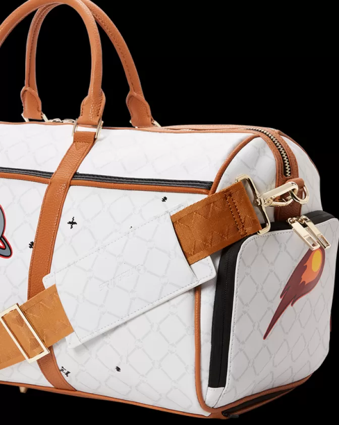 Sprayground Borsone Futuristico UFO - Design Avveniristico Ispirato agli Extraterrestri

(：，