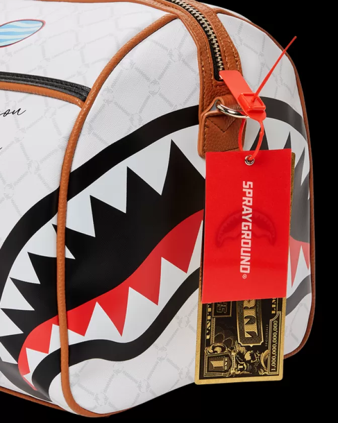 Sprayground Borsone Futuristico UFO - Design Avveniristico Ispirato agli Extraterrestri

(：，