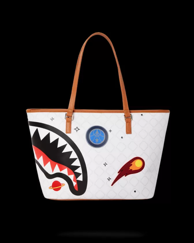 Sprayground Borsa UFO - Stampa Fantasia con Tinte Vivaci e Stile Futuristico