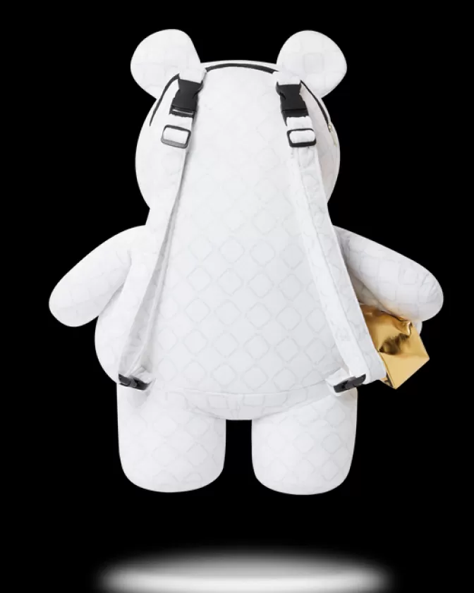 Zaini Sprayground: Orsacchiotto Spaziale con Stampa UFO e MoneyBear - Stile Futurista per Giovani Avventurieri | Zaino Ergonomico con Tasche Multiuso