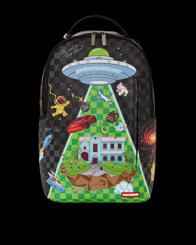 Zaino Sprayground UFO THO: Design Futuristico e Stile Unico - Modello DLXV