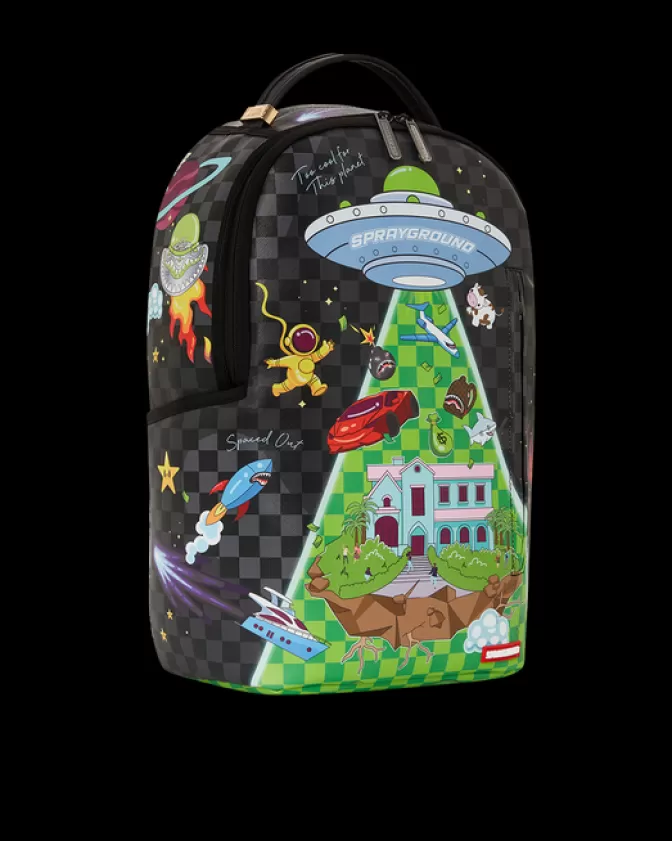 Zaino Sprayground UFO THO: Design Futuristico e Stile Unico - Modello DLXV