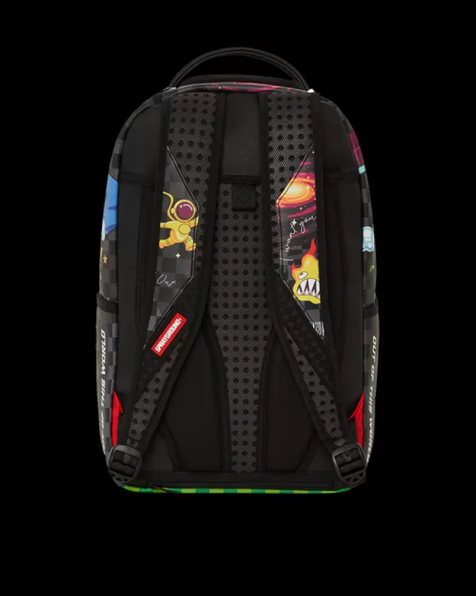 Zaino Sprayground UFO THO: Design Futuristico e Stile Unico - Modello DLXV