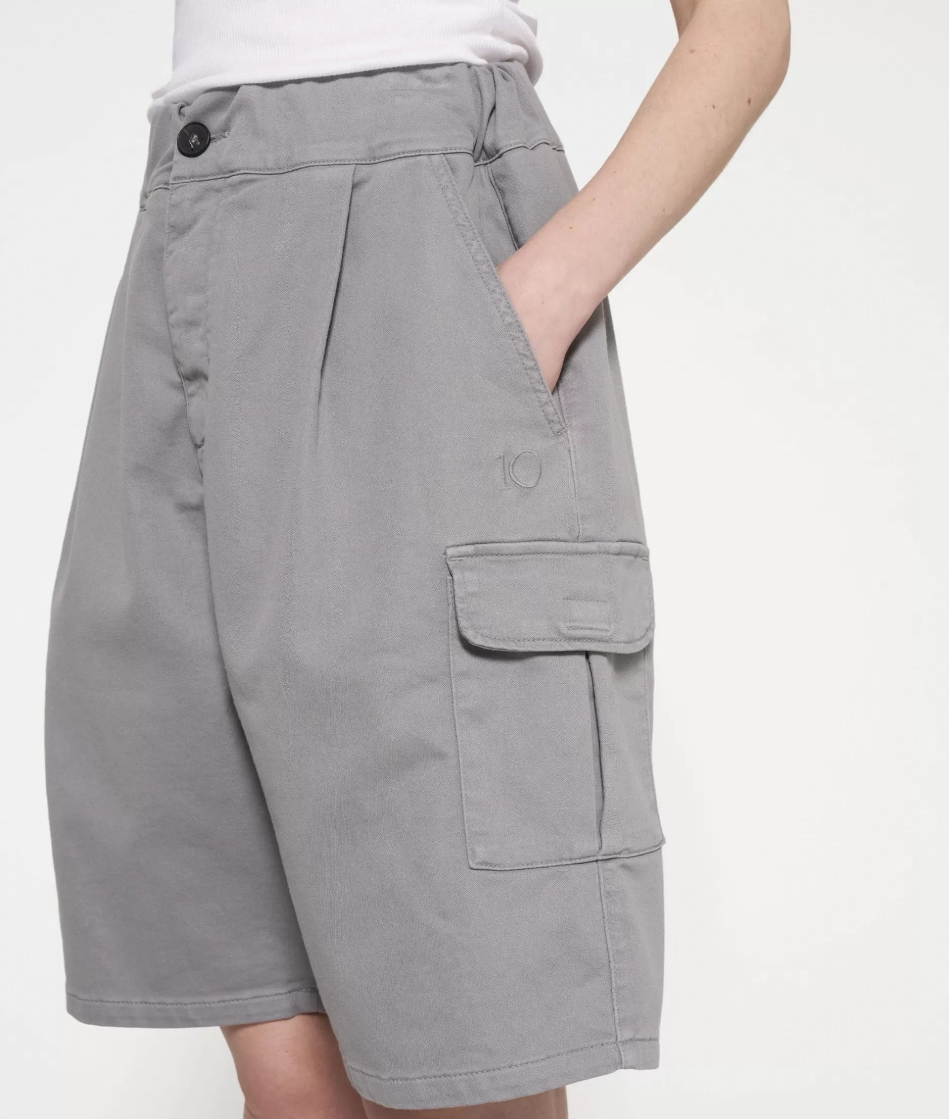 Donna 10DAYS Shorts Funzionali Bermuda con Taschi Multipli - Comfort Estivo, Tessuto Leggero e Taglio Casual