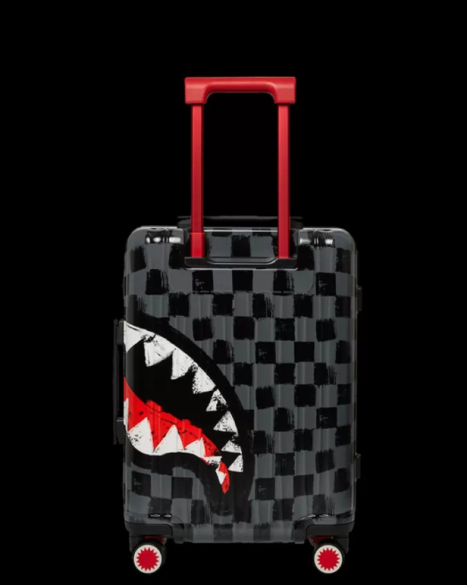 Sprayground Valigia Cabina Rigida Vanquish II - Design Shark Oceanica Impermeabile, Leggera e Compatta | Offerta Lampo Esclusiva per Viaggi Stilosi!