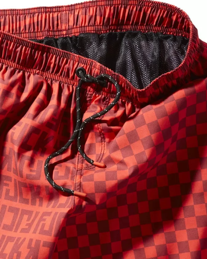 Sprayground Costumi da Bagno Uomo: Pantaloncini Nuoto con Stampa Veni Vidi Vici – Design Unico Shoto