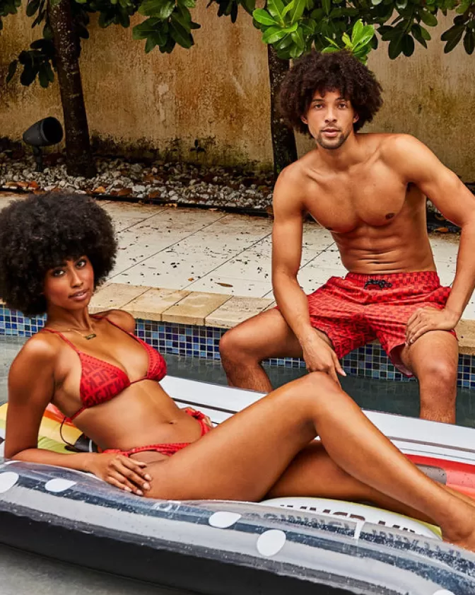 Sprayground Costumi da Bagno Uomo: Pantaloncini Nuoto con Stampa Veni Vidi Vici – Design Unico Shoto