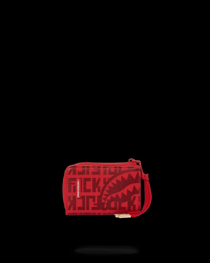Portafoglio Sprayground con Stampa 'Veni Vidi Vici' - Stile Urbano e Design Essenziale