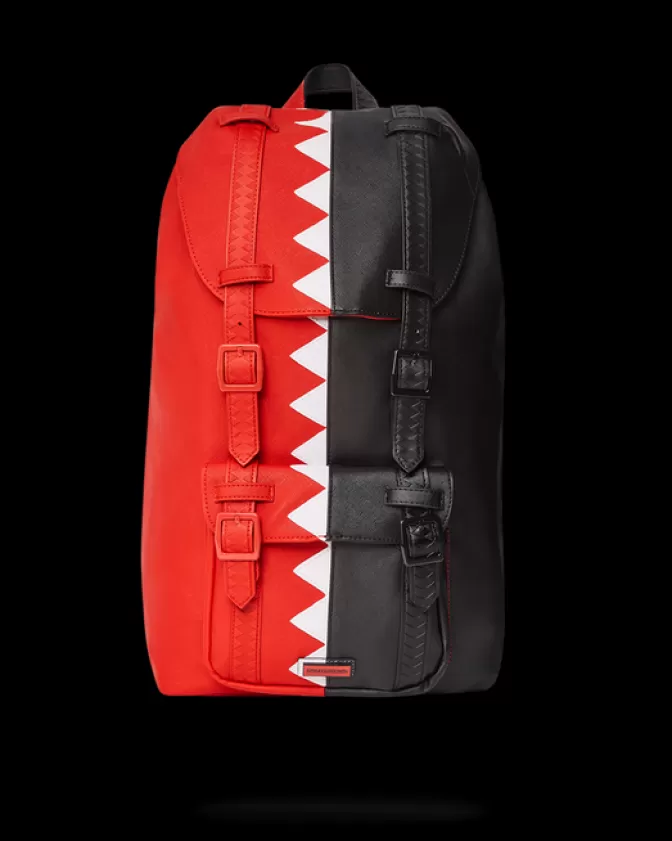 Zaino Sprayground Hills - Design Esclusivo con Taglio Verticale a Pinna di Squalo e Ricami Collinari