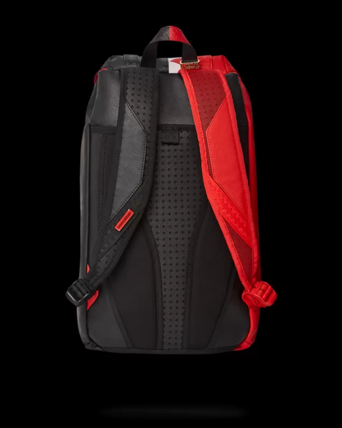 Zaino Sprayground Hills - Design Esclusivo con Taglio Verticale a Pinna di Squalo e Ricami Collinari