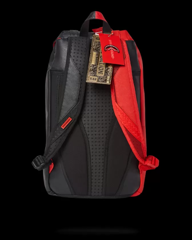 Zaino Sprayground Hills - Design Esclusivo con Taglio Verticale a Pinna di Squalo e Ricami Collinari