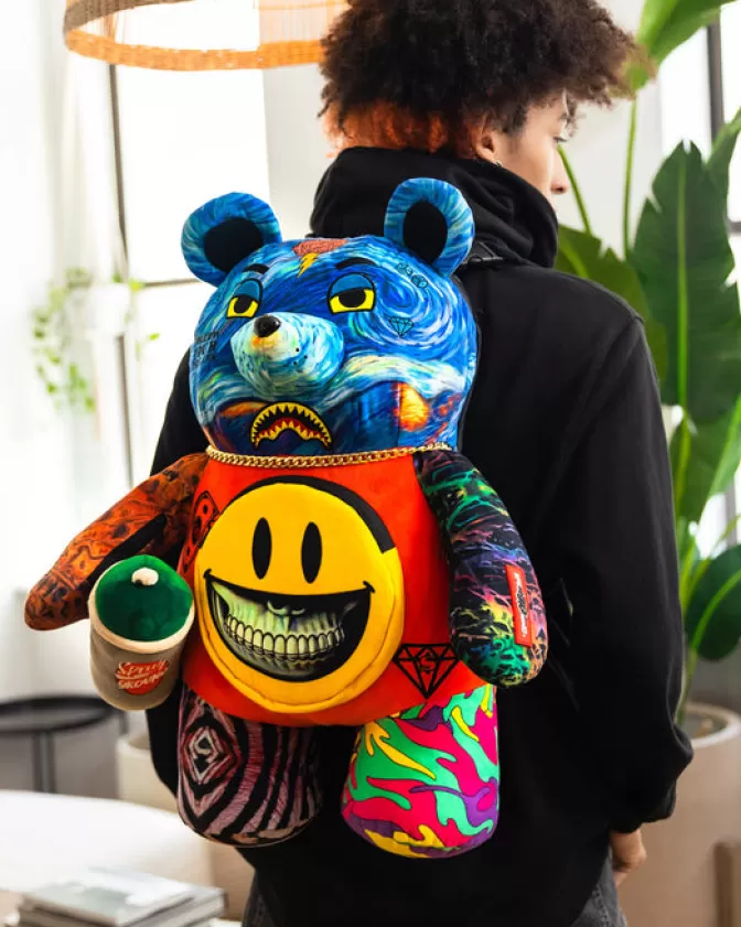 Zaini Peluche Sprayground Edizione Speciale - Orsetto Ribelle 
