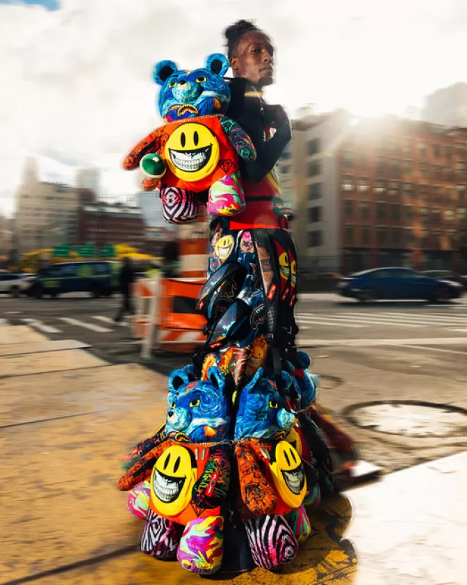 Zaini Peluche Sprayground Edizione Speciale - Orsetto Ribelle 