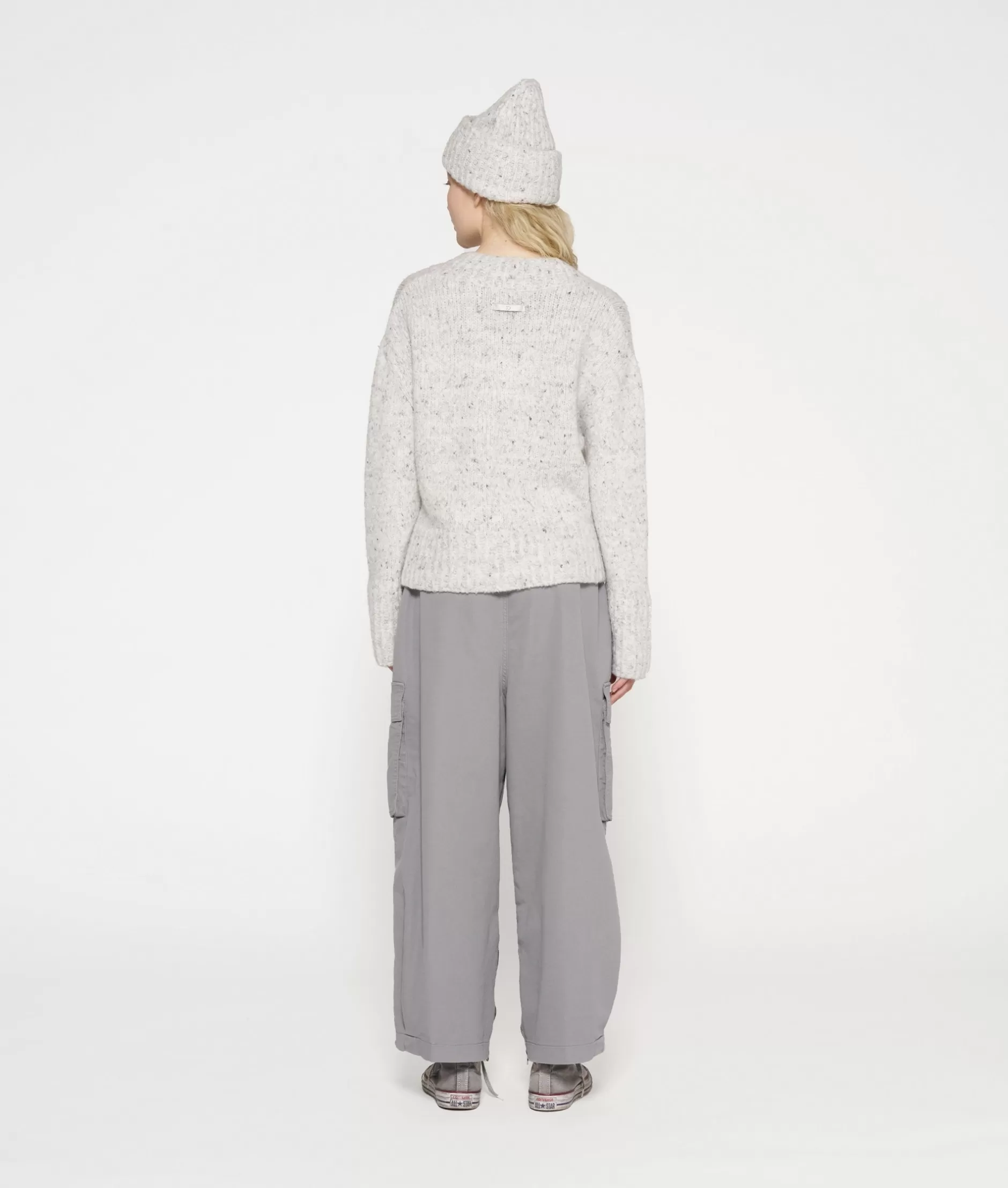 Maglione Donna con Scollatura a V - Intreccio Morbido 10 Giorni