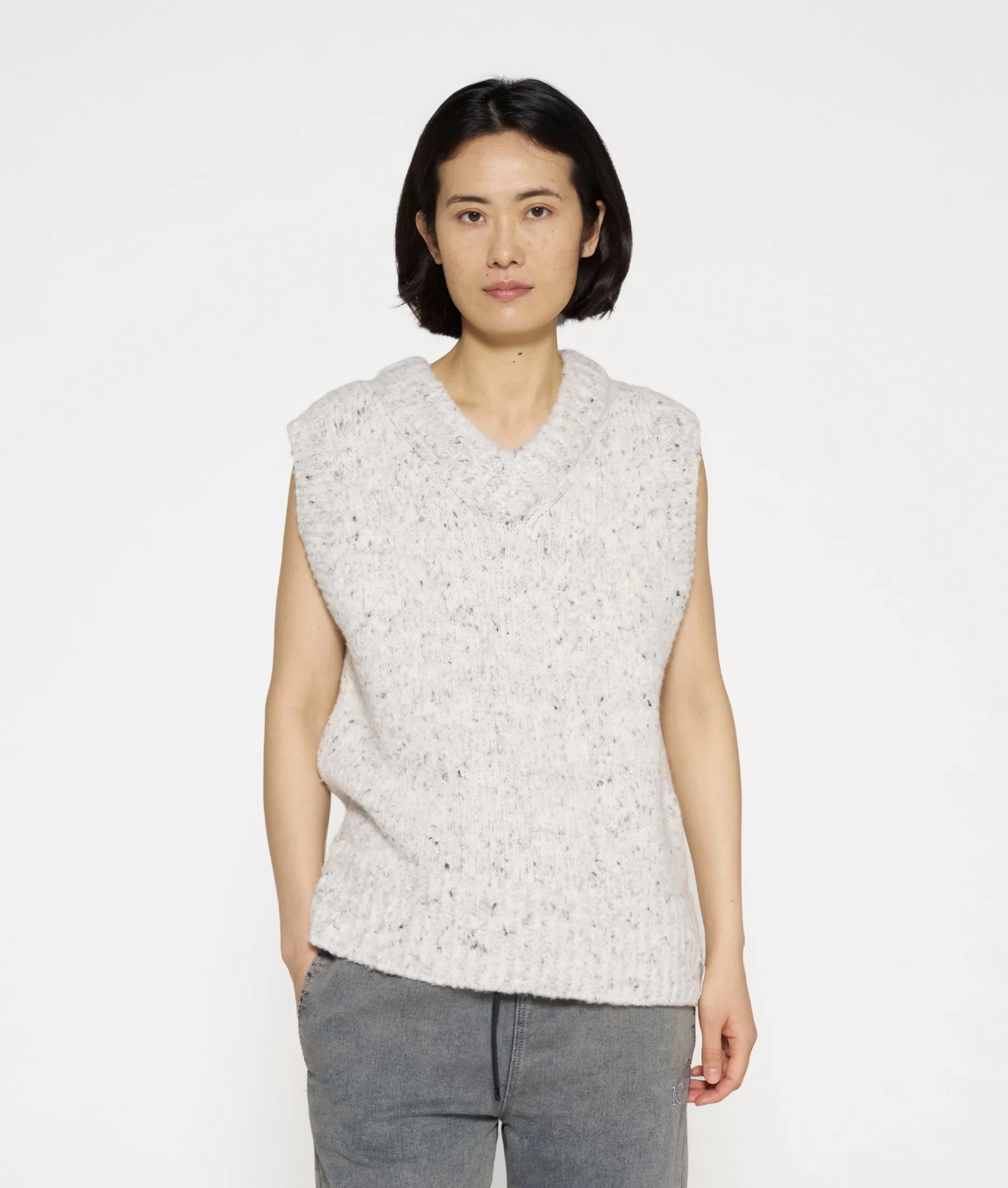 Maglione Elegante Donna 10DAYS - Scollatura a V con Design Spencer Melee, Morbido e Versatile per Stil Casual