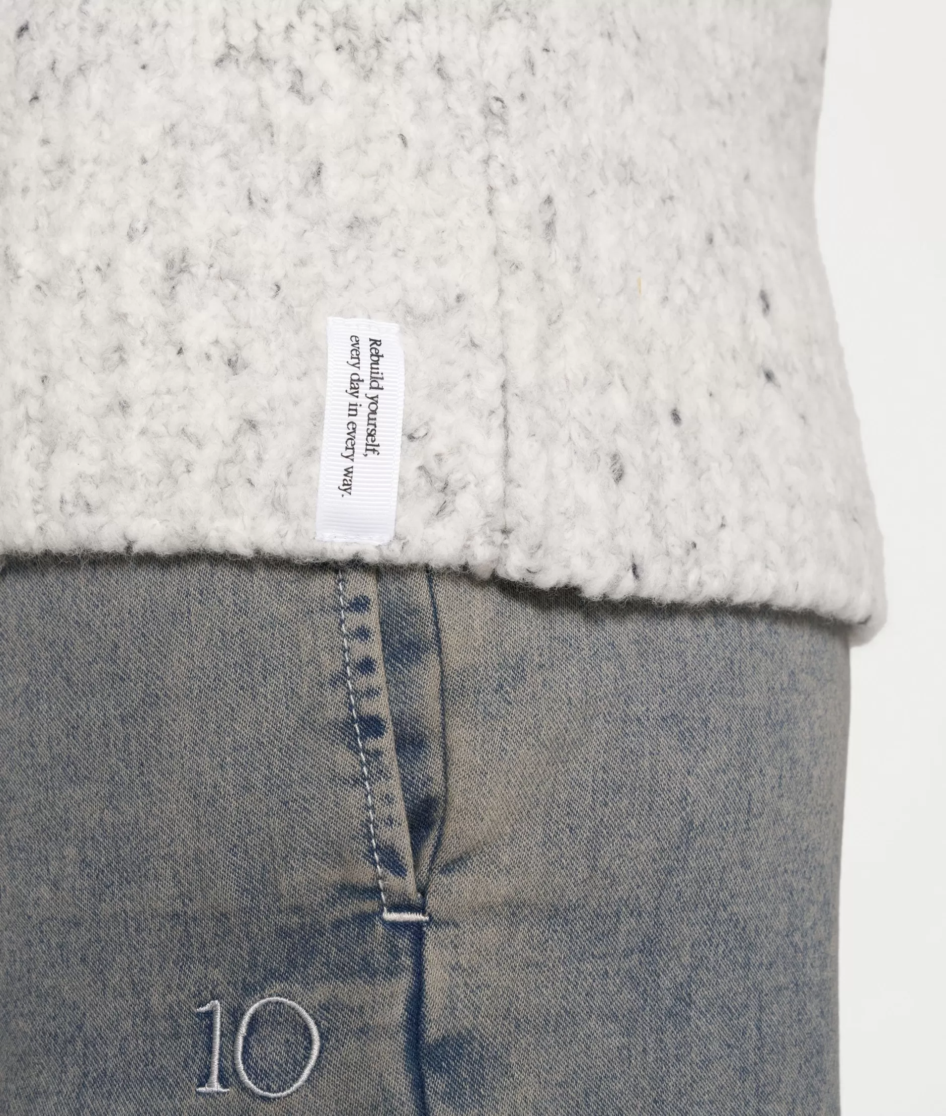 Maglione Elegante Donna 10DAYS - Scollatura a V con Design Spencer Melee, Morbido e Versatile per Stil Casual