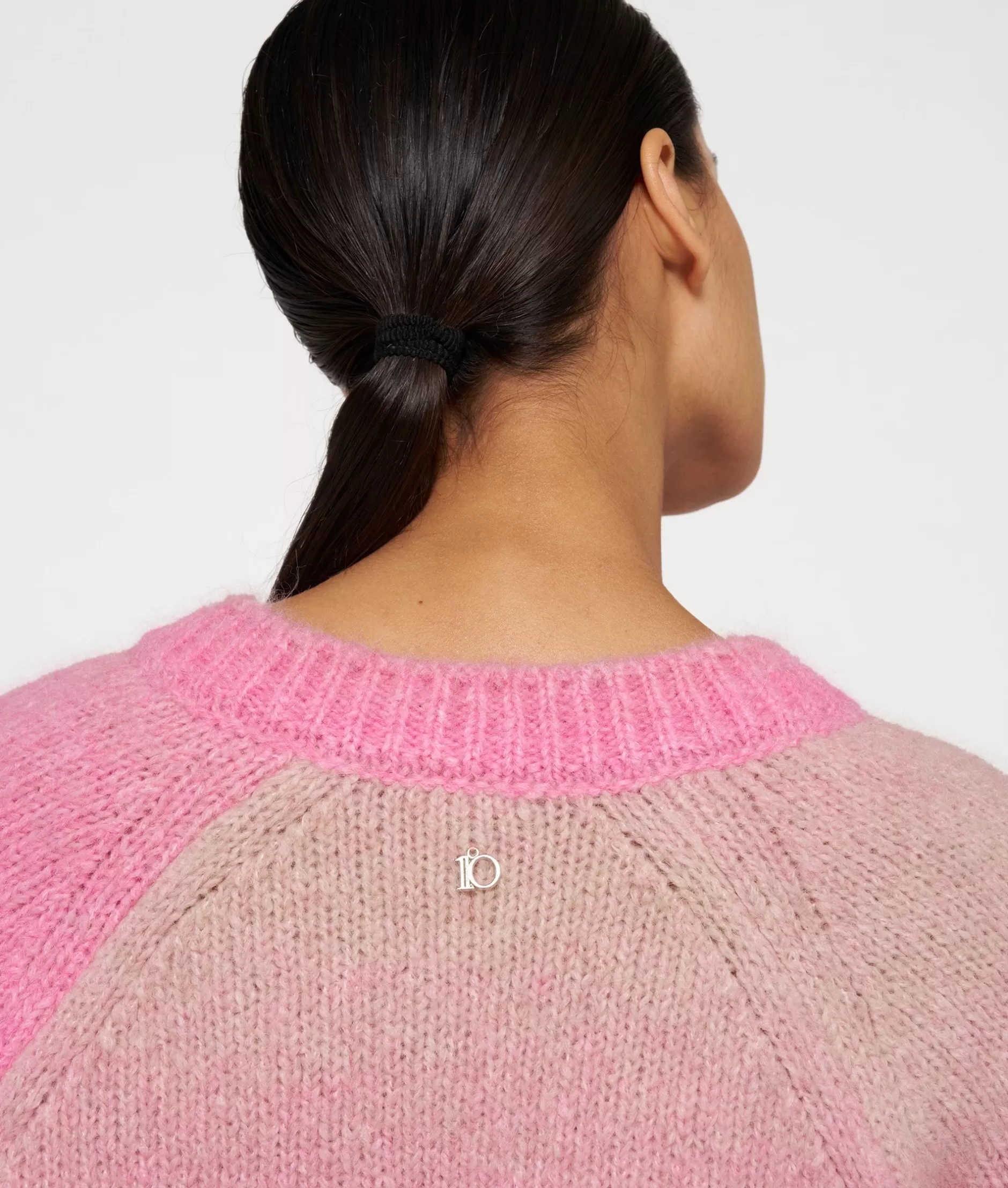 Maglione Donna 10DAYS con Scollo a V - Lavorazione a Gradiente per un Look Autunnale Elegante