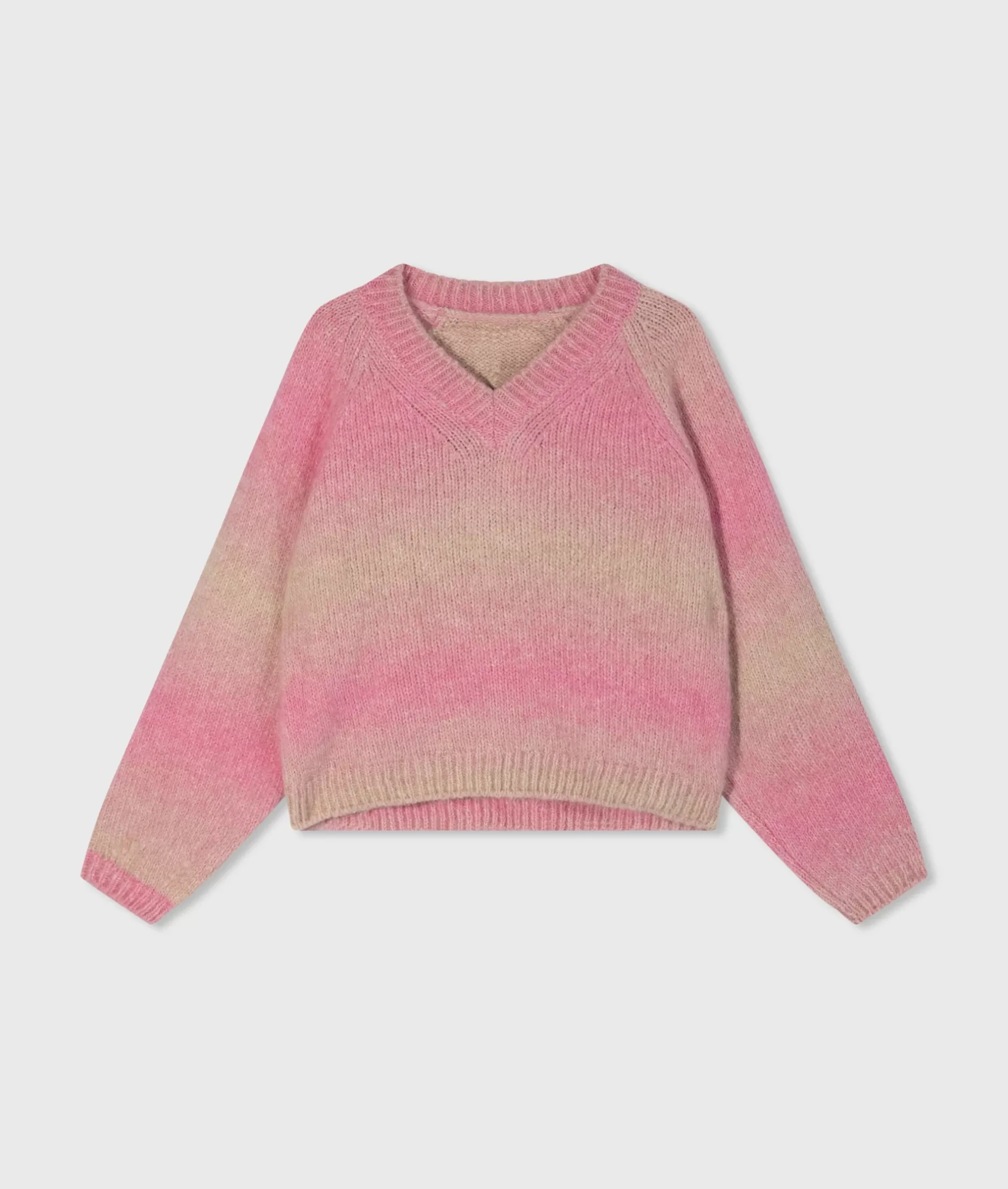 Maglione Donna 10DAYS con Scollo a V - Lavorazione a Gradiente per un Look Autunnale Elegante