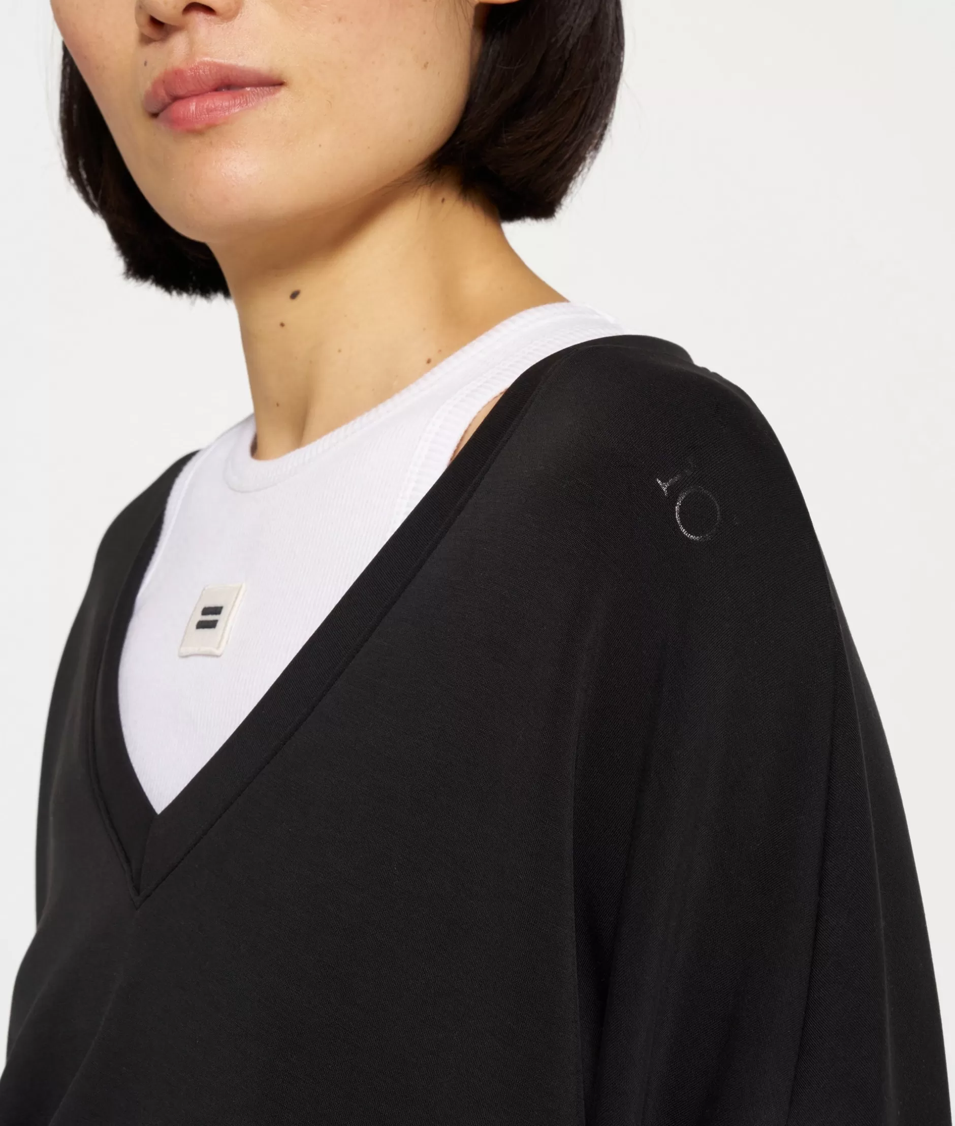 Maglione Scuba Donna 10DAYS - V-Neck Morbido con Design a Giorni Alternati