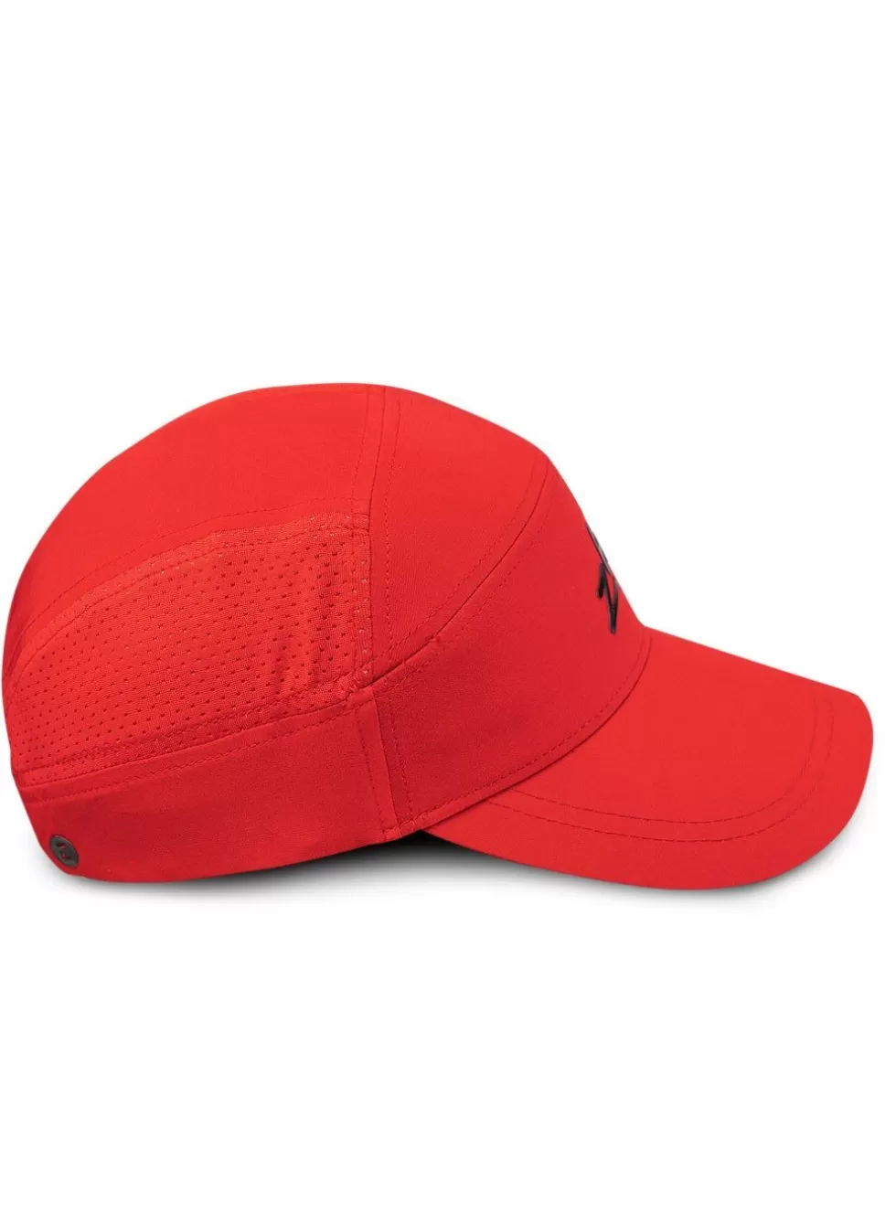 Cappellino Estivo in Tessuto Traspirante - Accessori Pratici per Donna, Rosso Vivace