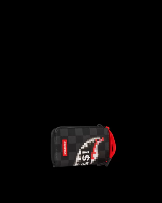 Portafoglio Sprayground Shark con Stampa 'Ma Che Diamo!' - Design Audace e Funky