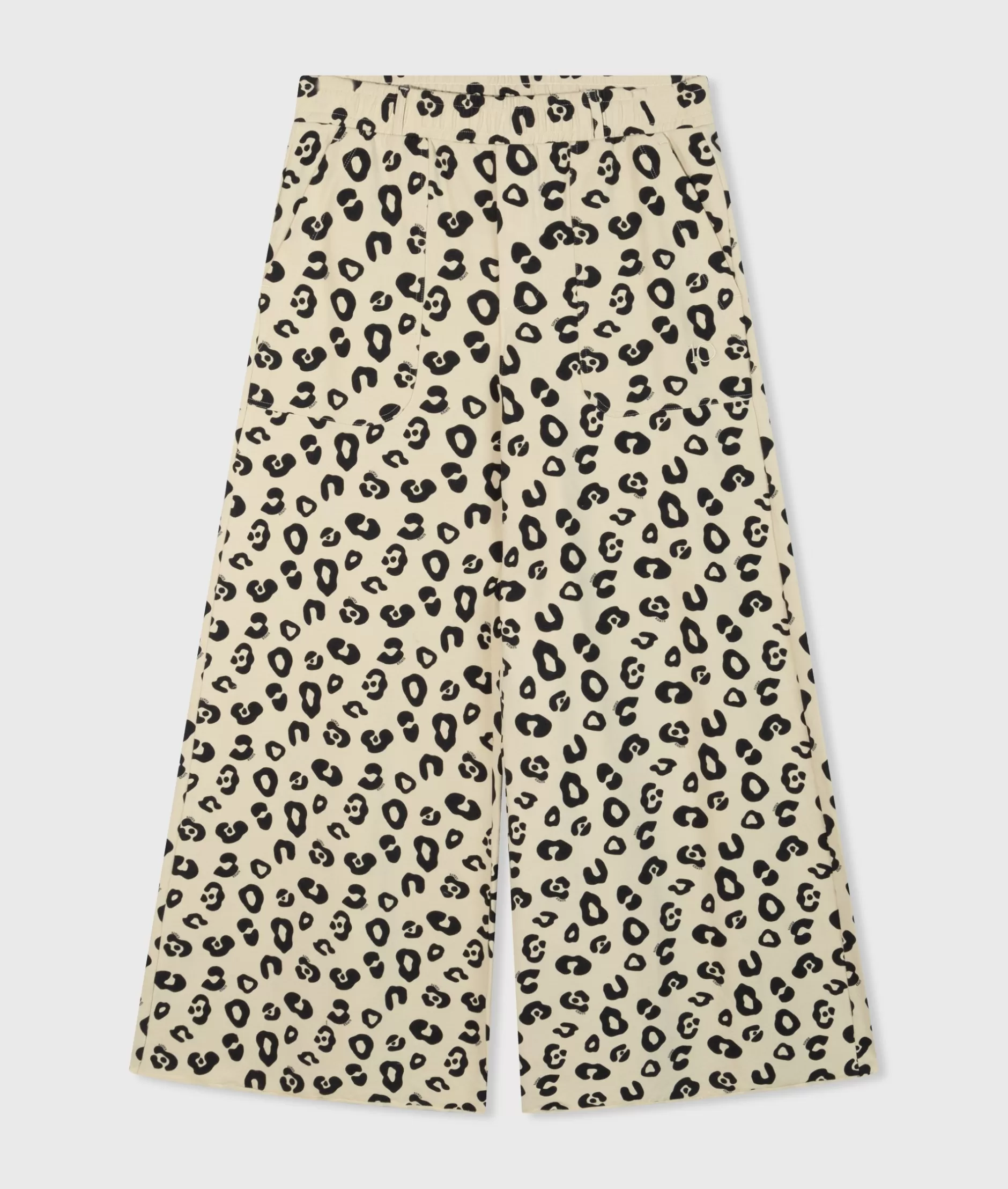 Jogger Donna a Gamba Larga con Stampa Leopardo – 10 Giorni, Confortevoli e alla Moda
