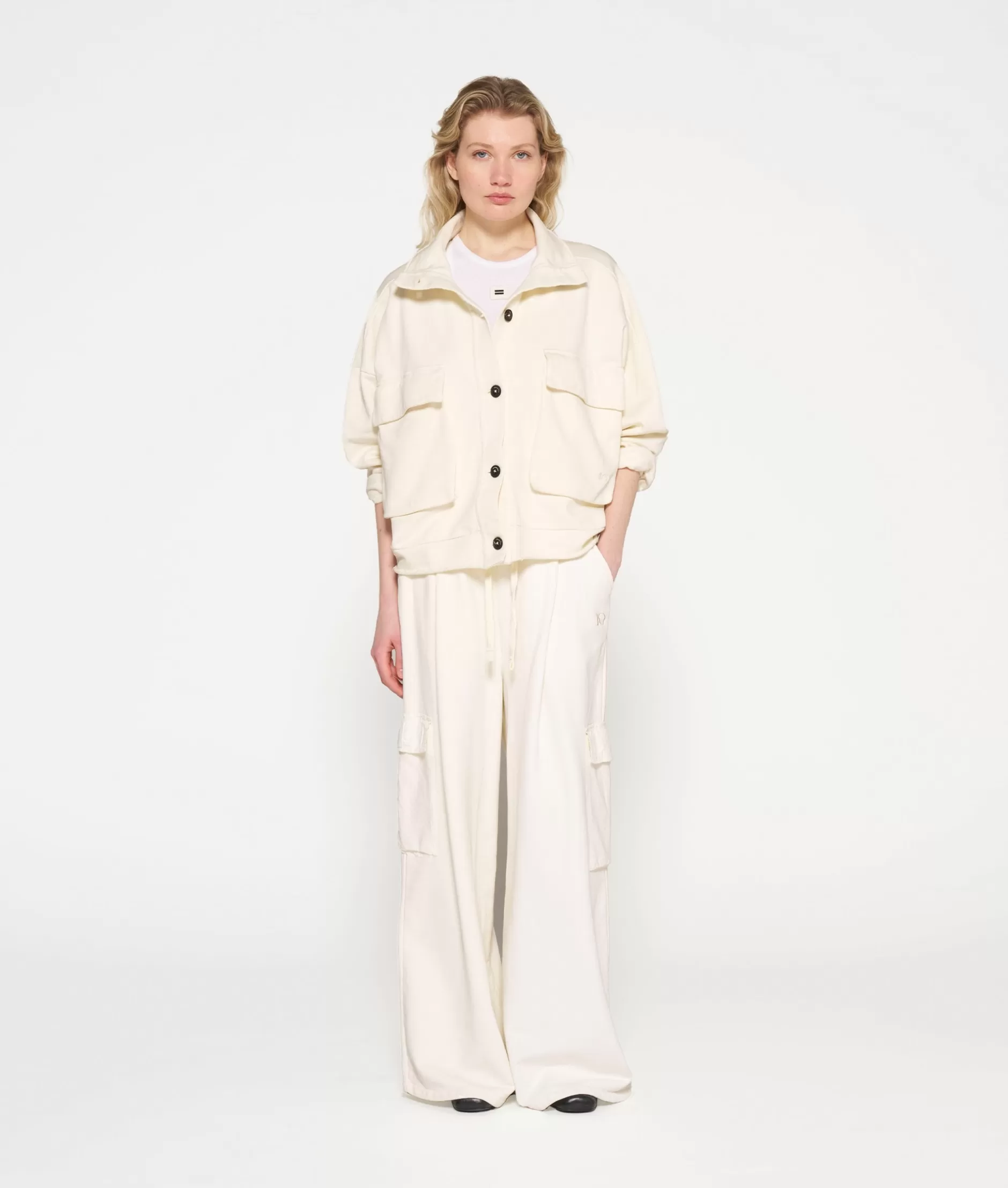 Pantaloni Cargo Donna 10DAYS: Taglio Oversize con Tasche Funzionali e Stile Casual Chic - Comfort Moderno per Tutto il Giorno