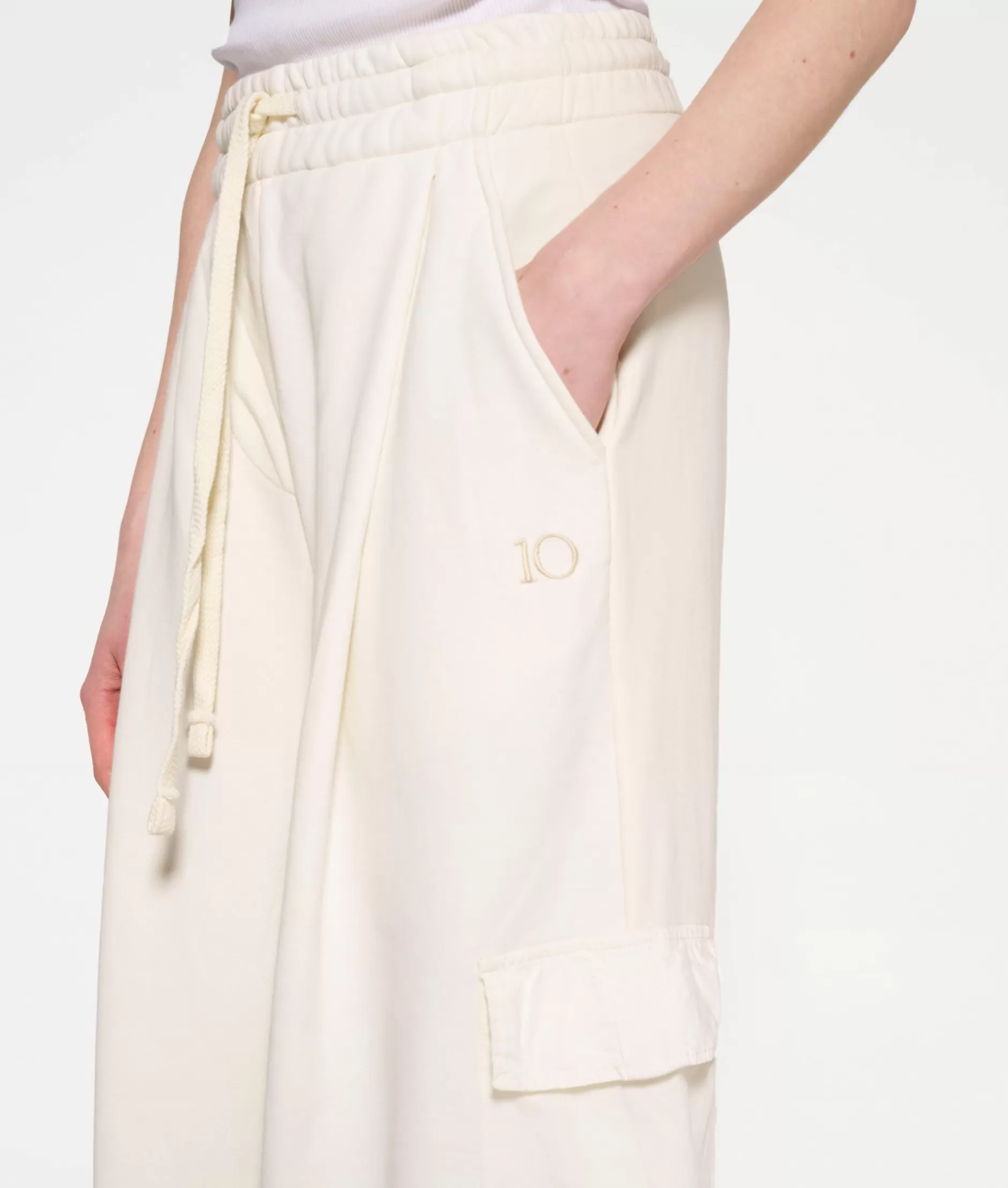 Pantaloni Cargo Donna 10DAYS: Taglio Oversize con Tasche Funzionali e Stile Casual Chic - Comfort Moderno per Tutto il Giorno