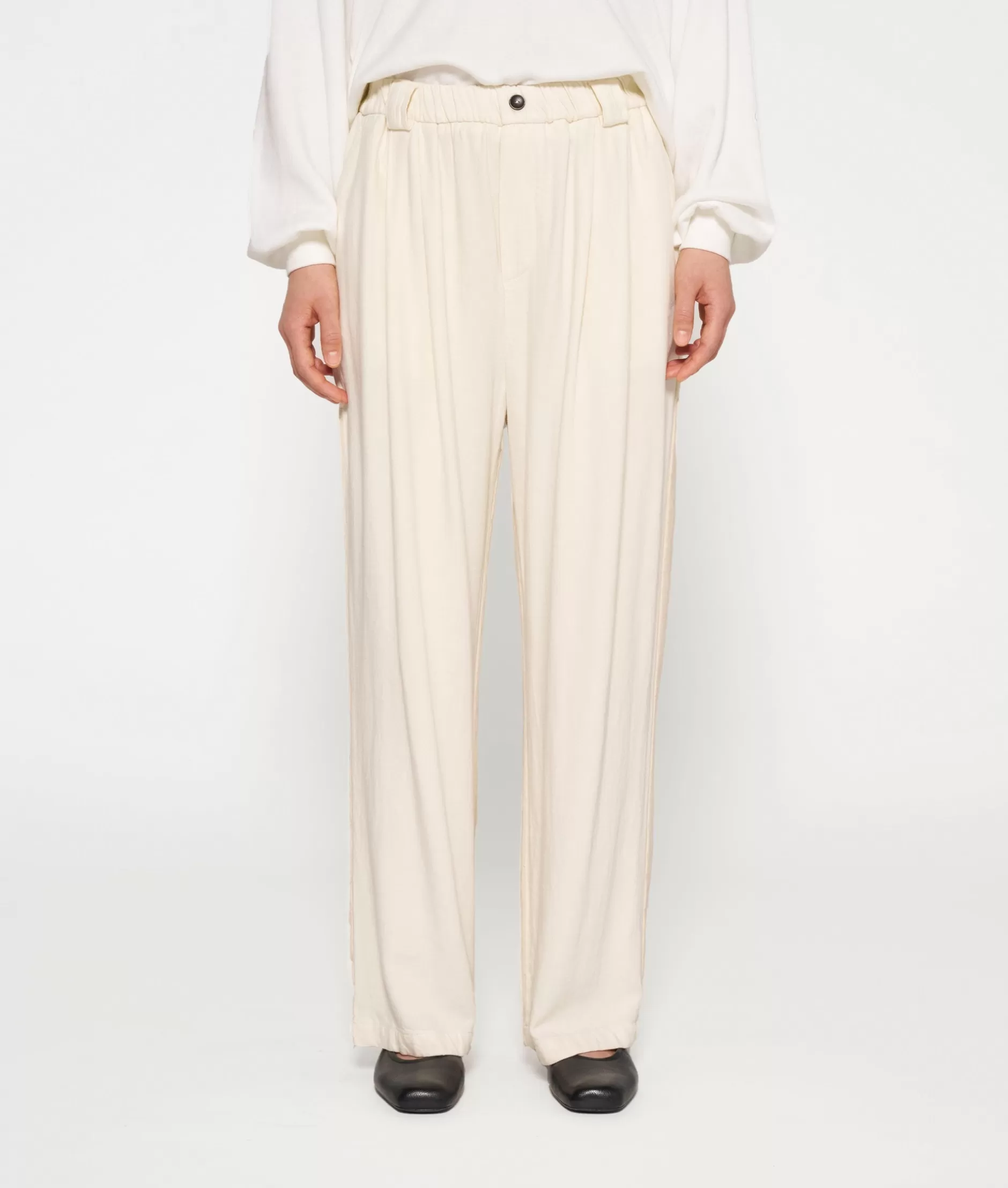 Pantaloni Donna 10DAYS a Gamba Larga | Comodi e Stilosi per Moda Casual | Tessuto Morbido per Tutto il Giorno