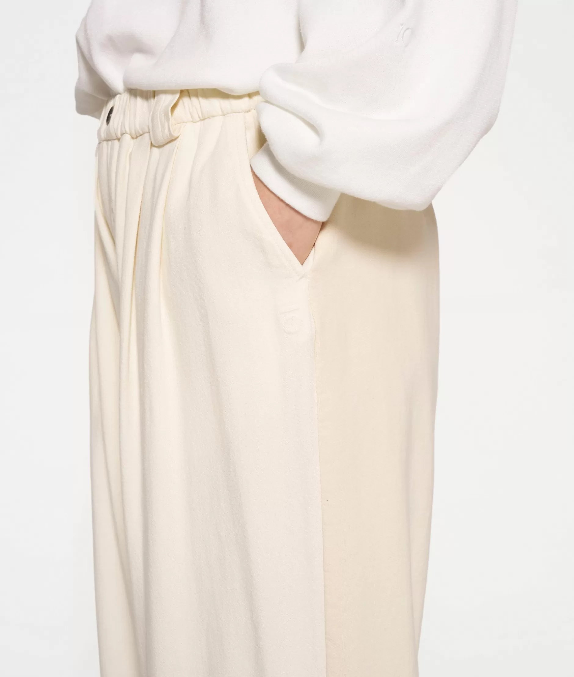 Pantaloni Donna 10DAYS a Gamba Larga | Comodi e Stilosi per Moda Casual | Tessuto Morbido per Tutto il Giorno