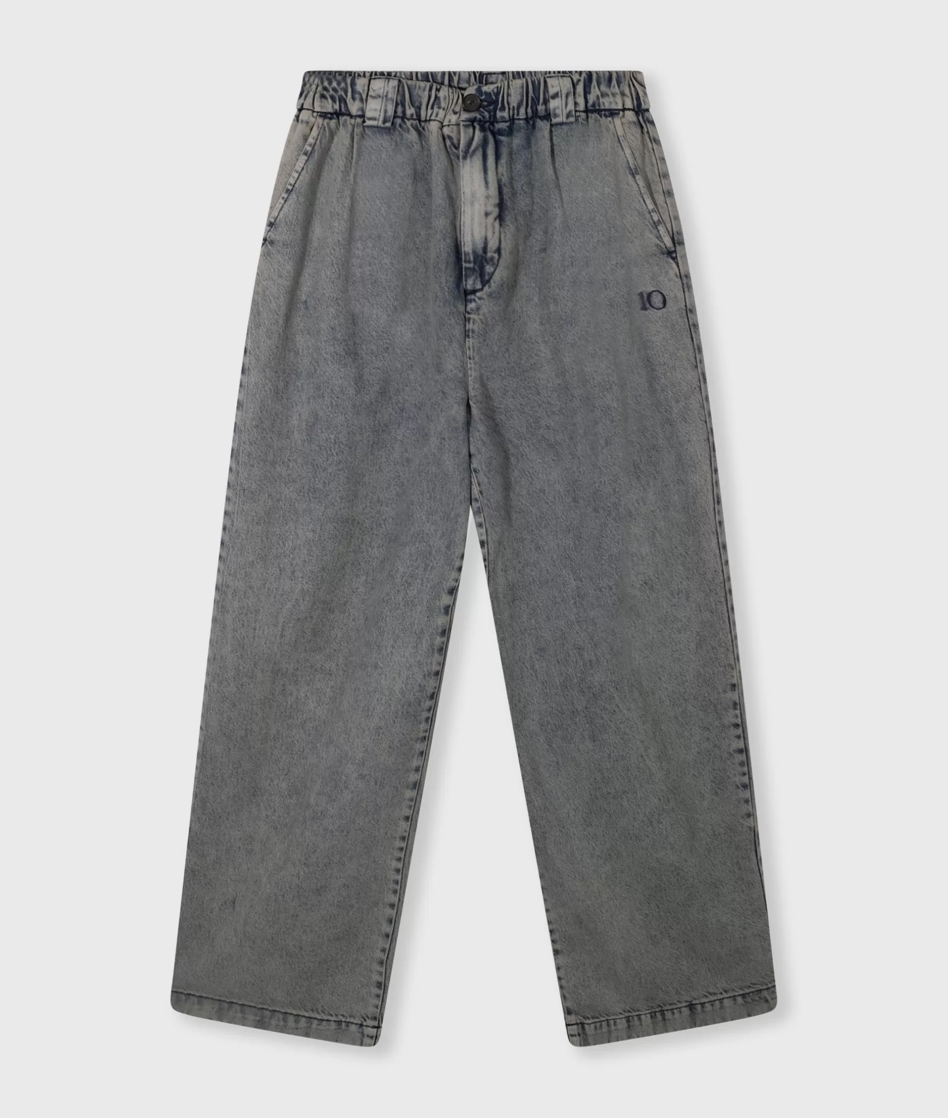 Pantaloni Denim Donna 10DAYS - Taglio Wide Leg con Morbida Fluidità, Vestibilità Comoda per Stile Casual Effortless