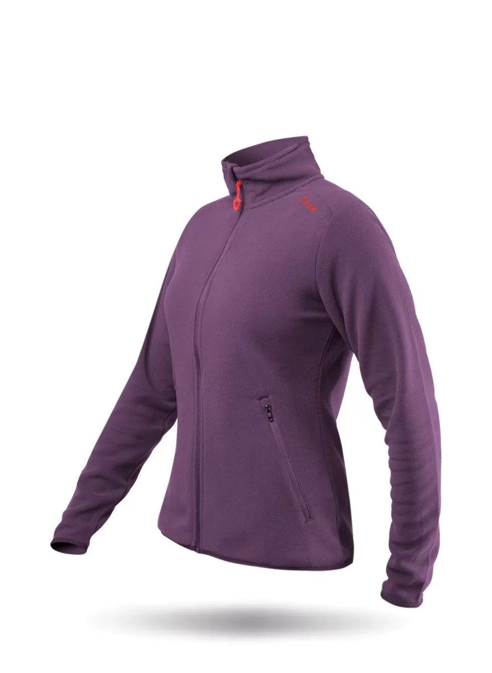 Ametista Giacca in Pile Donna con Zip Integrale - Felpa Termica Elegante per Stagioni Fredde, Chiusura Frontale Completa e Design Femminile