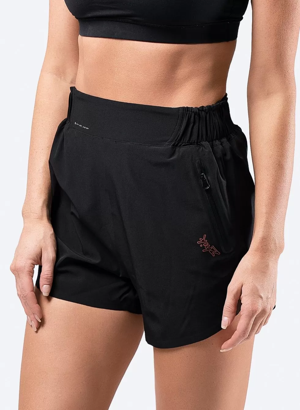 Pantaloncini Sportivi Eleganti Donna - Shorts Neri da Surf o Casual con Tasca Laterale per Estate
