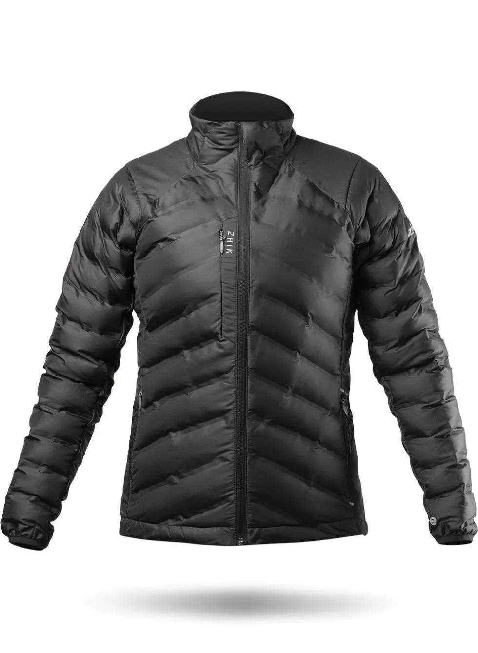 Giacca Termica Donna Elegante Nero Opaco con Isolamento Termico Avanzato e Tessuto Tecnico Impermeabile
