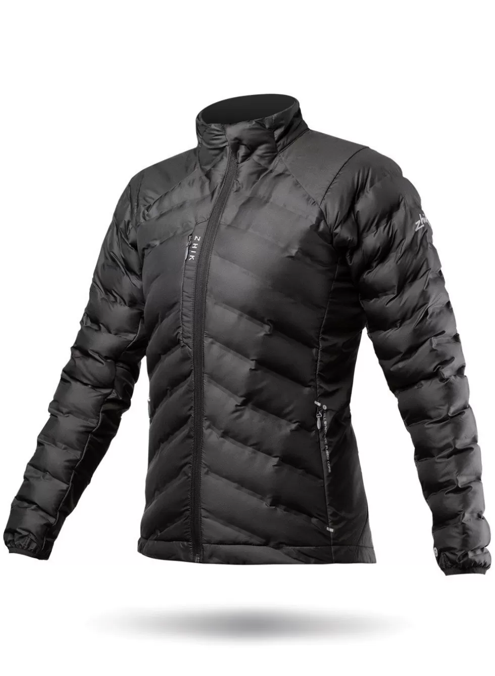 Giacca Termica Donna Elegante Nero Opaco con Isolamento Termico Avanzato e Tessuto Tecnico Impermeabile