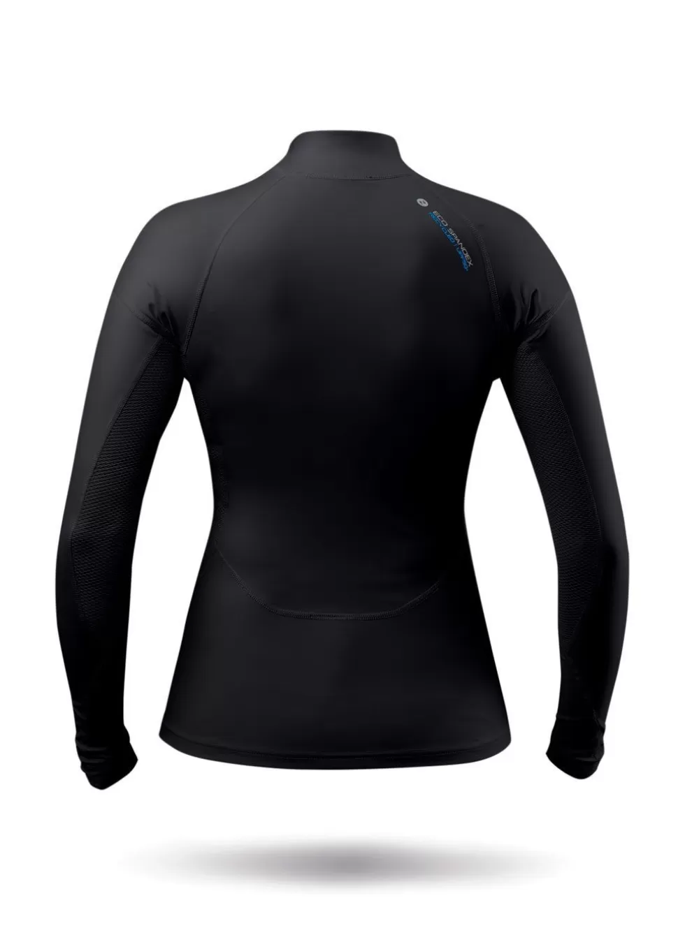 Maglia Termica Manica Lunga Donna - Spandex Ecologico Nero, Traspirante per Estate e Climi Caldi