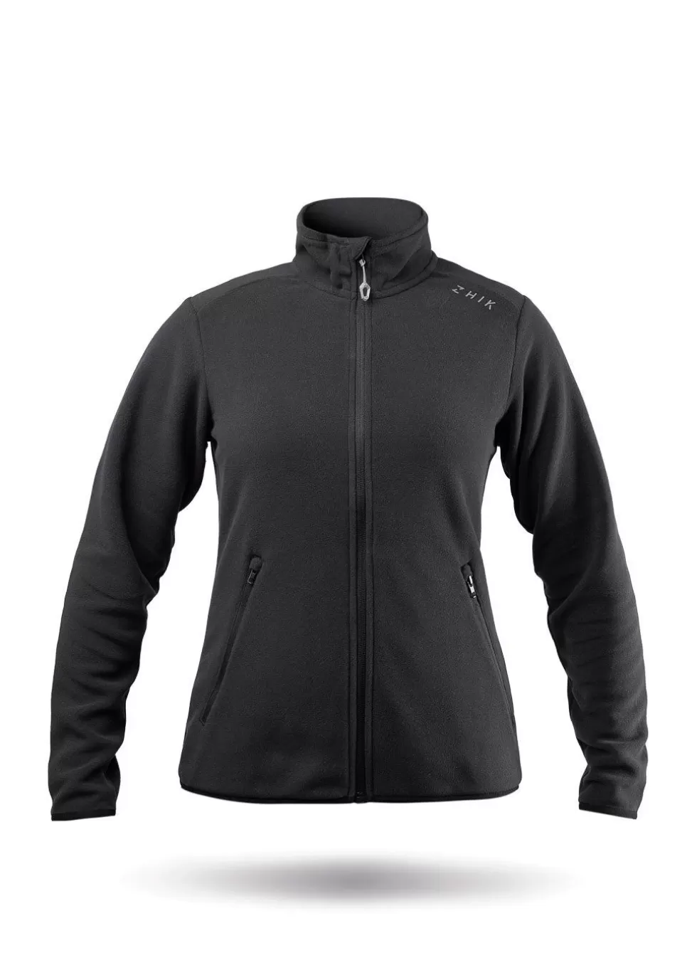 Donna Felpa con Zip Completa Impermeabile - Giacchetto Sportivo Inverno 2024 in Pile Nero