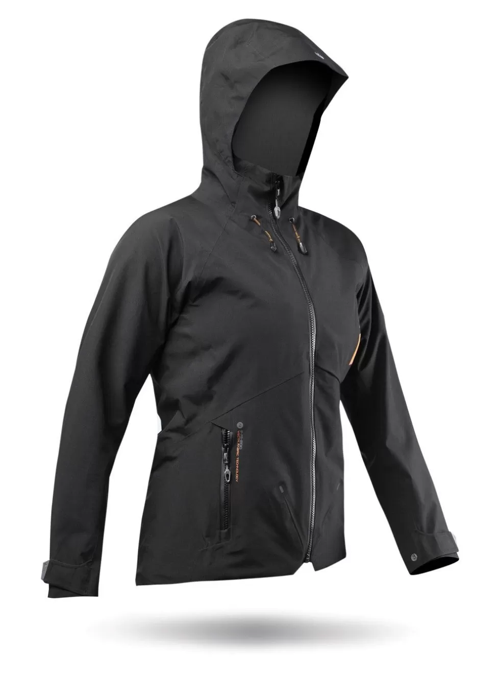 Giacca Invernale Donna Ins200 - Impermeabile Nera con Cappuccio, Offerta Limitata