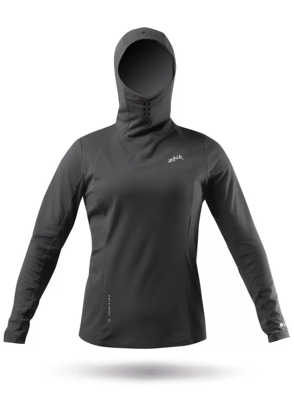 Felpa Sportiva con Cappuccio Donna - Ultimi Pezzi! Tecnologia Antitraspirante e Protezione UV, Colore Nero Elegante