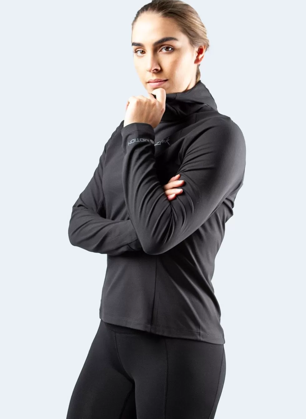 Sconti Imperdibili - Felpa con Cappuccio Sportiva in Nero per Donna, Morbida e Confortevole