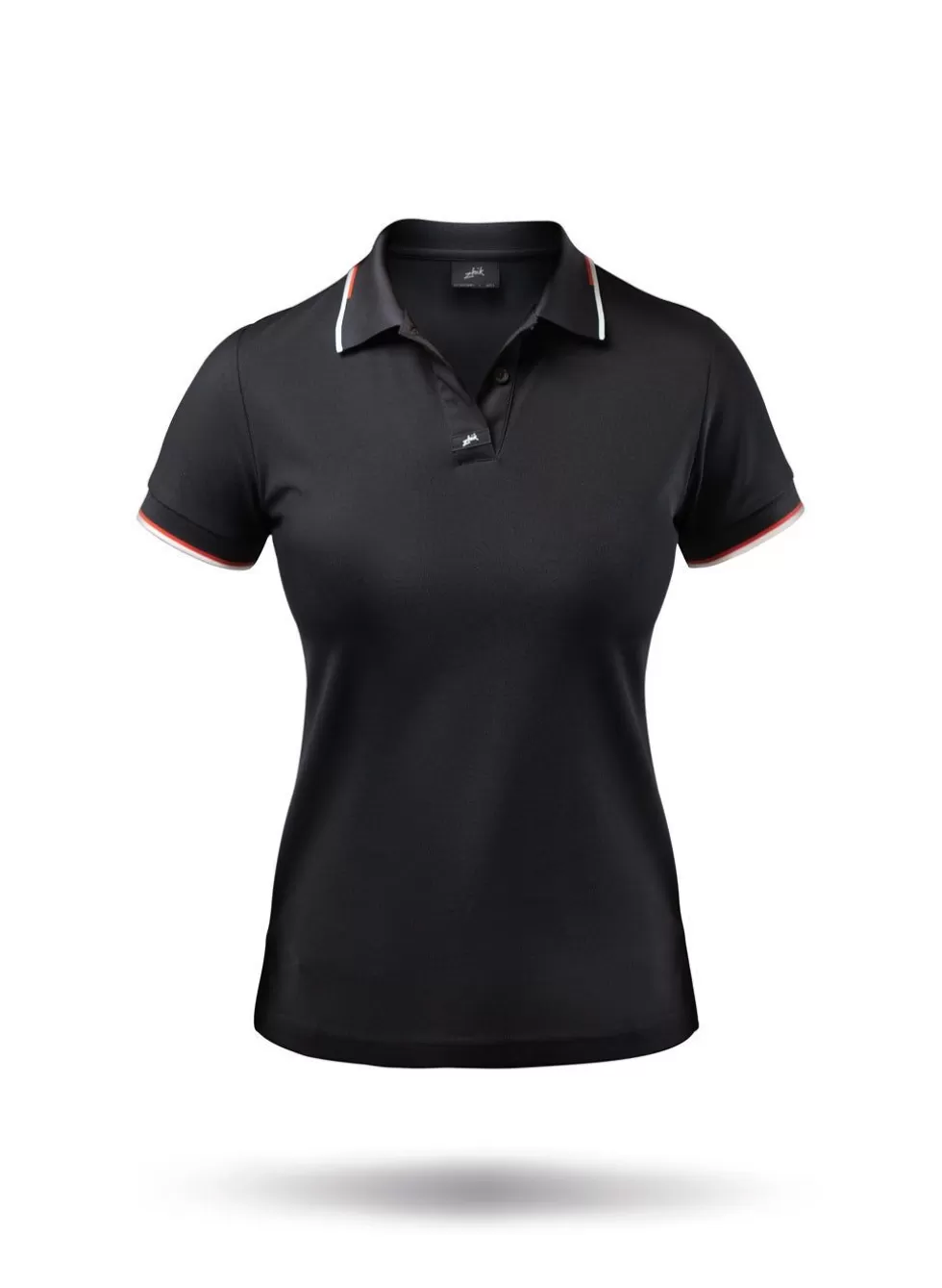 Maglia Polo Elegante Donna Nero - Top Sportivo con Protezione UV 50+ Integrata, Linea Premium Confortevole e Stilosa per l'Estate 2024
