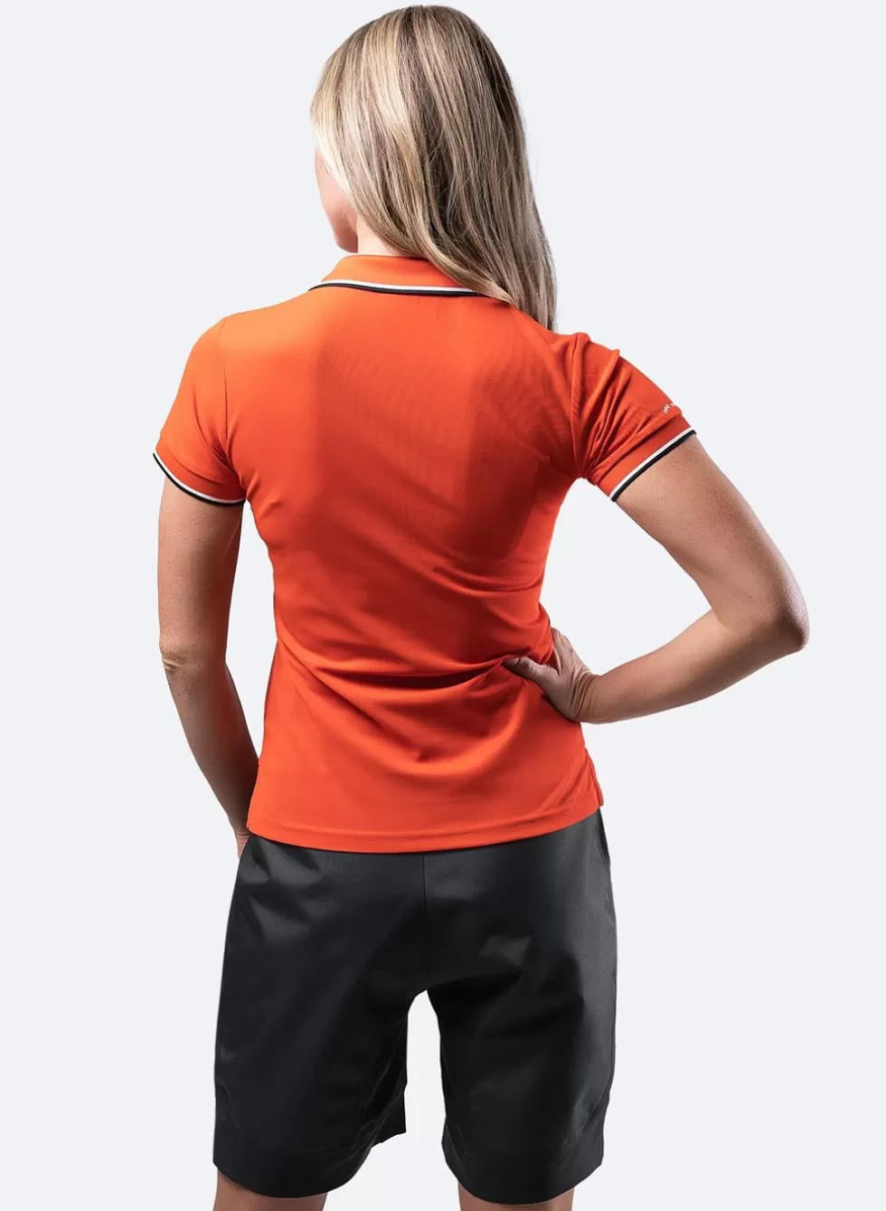 Polo Donna Premium - Rosso Oceano per Stile Sportivo Raffinato