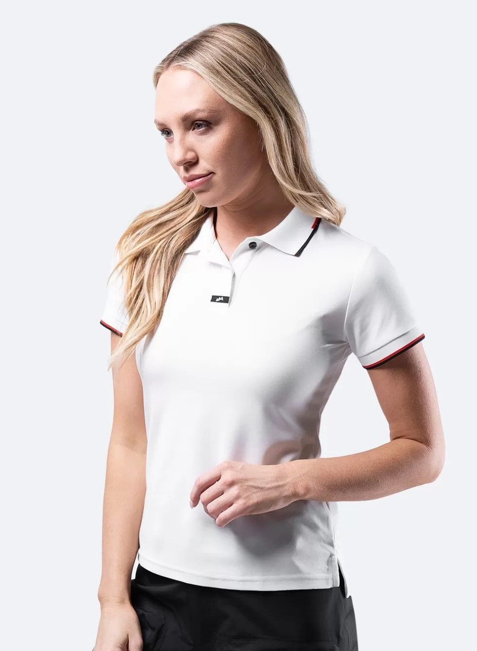 Discount Womens Elite Polo – White Women Sun Protection Tops