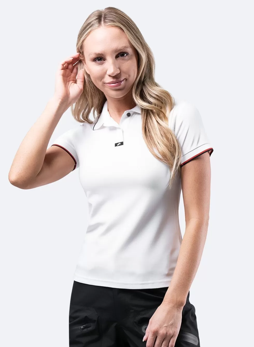Discount Womens Elite Polo – White Women Sun Protection Tops