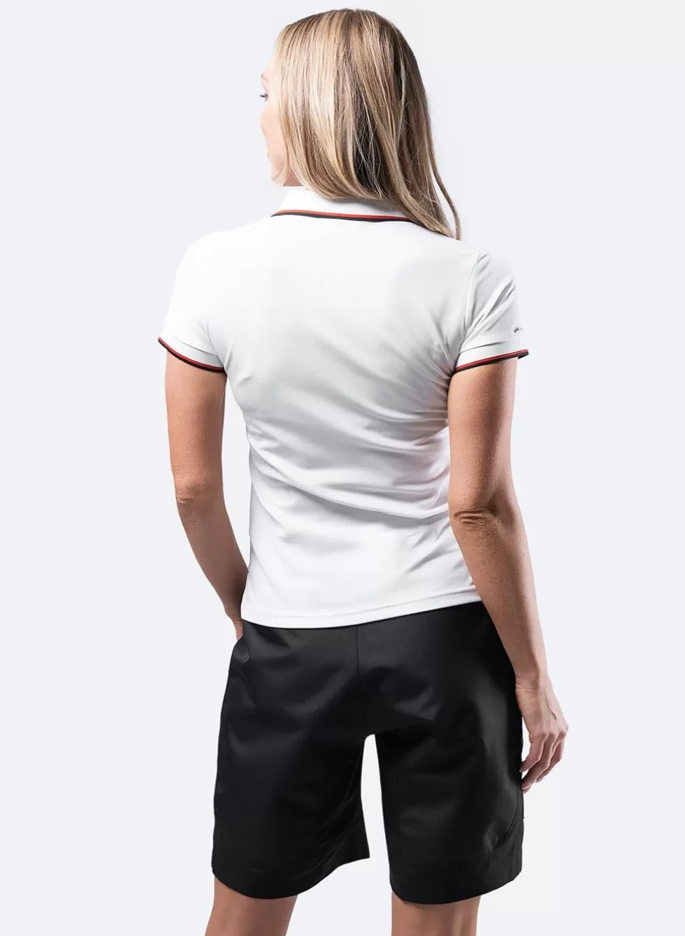 Discount Womens Elite Polo – White Women Sun Protection Tops